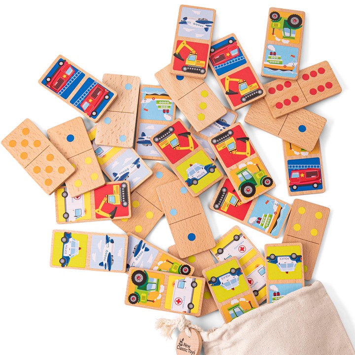 Domino game - vehicles